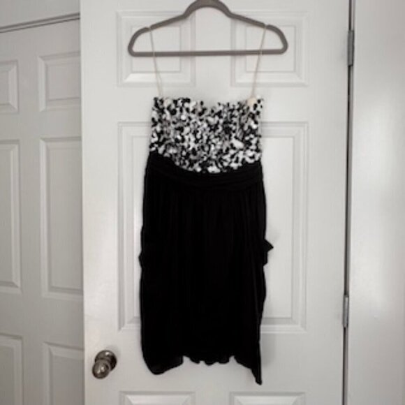 Alice + Olivia Cocktail Dress Silk and Sequin - Picture 4 of 9